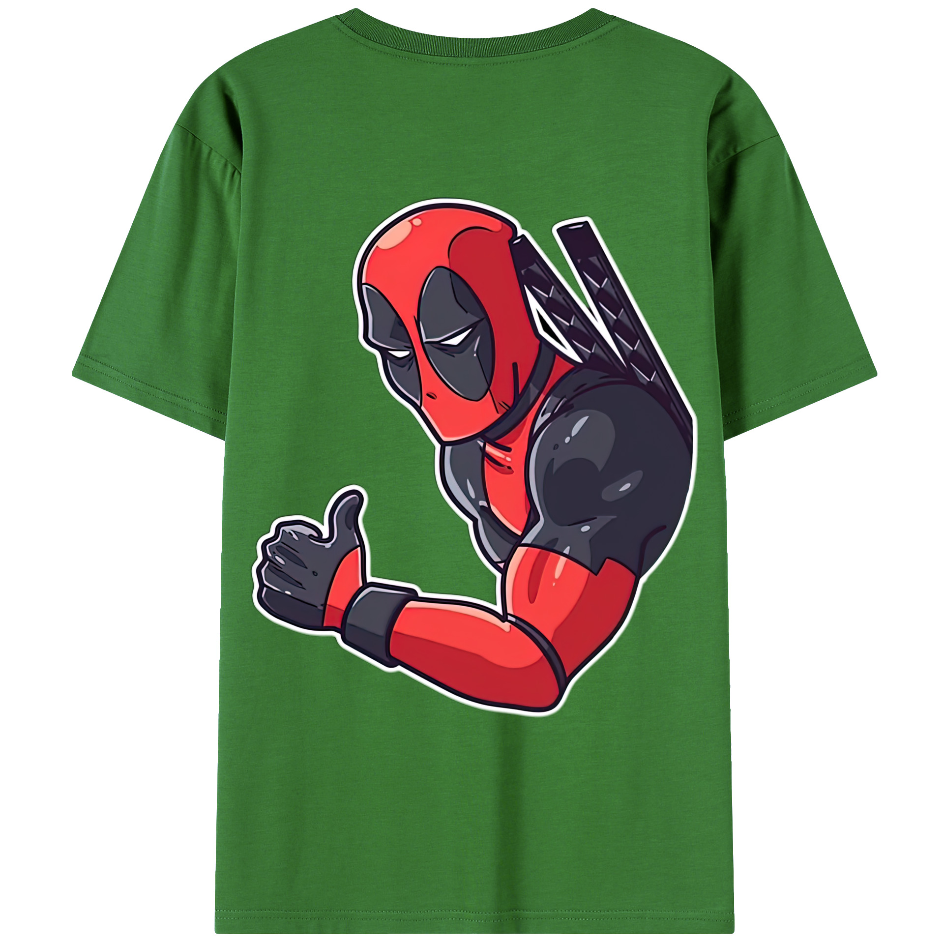 （画像用） Deadpool デッドプール レディース半袖Tシャツ(バックプリント)